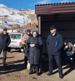Ситуацию по заболеванию бруцеллезом обсудили с населением села Куруш
